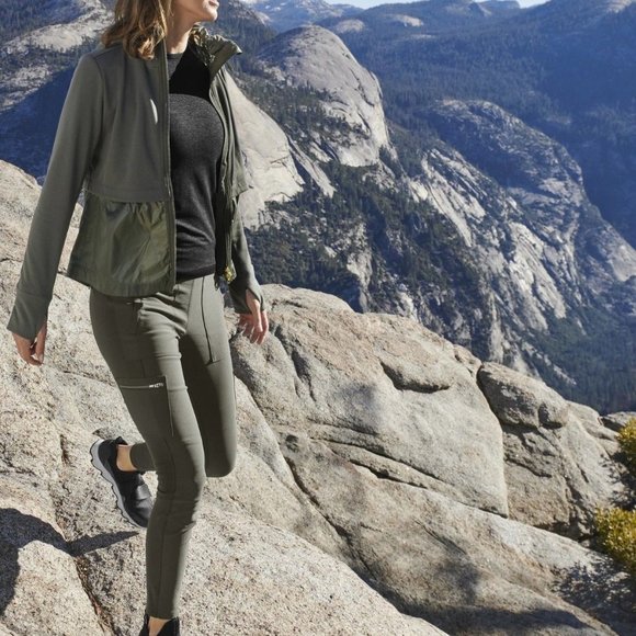 Athleta Windy Point Zip Black Hoodie - Picture 6 of 6